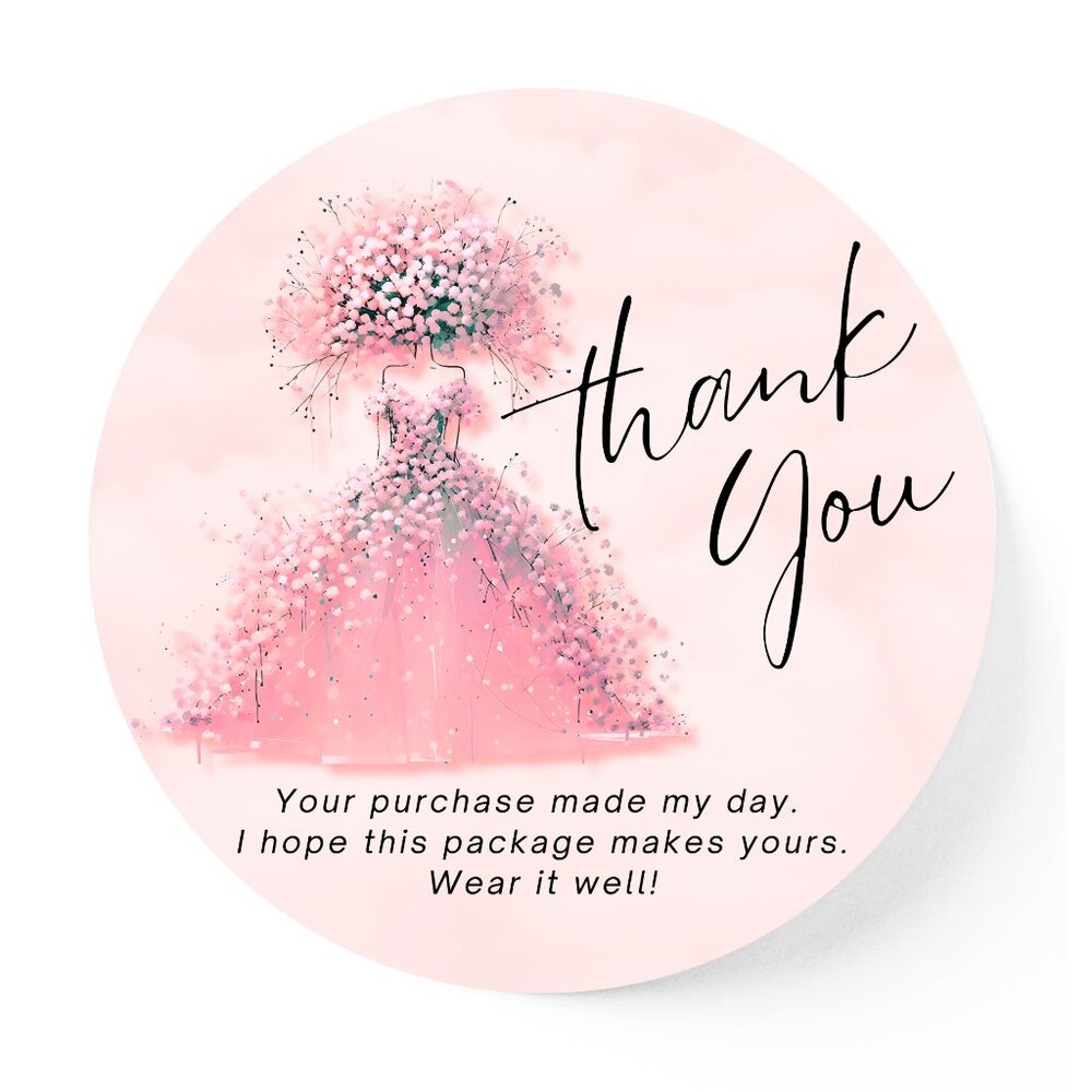 Classic Round Sticker for Small Business Owners